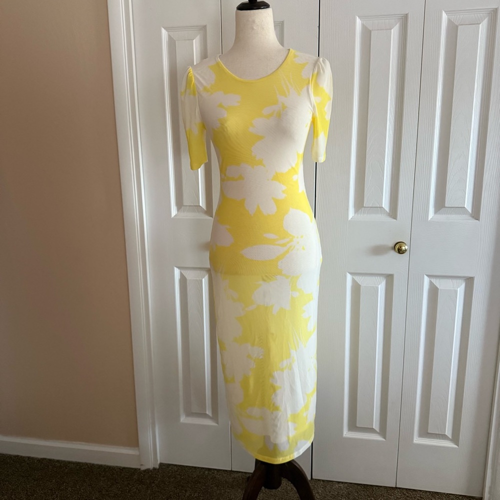 Future collective by Gabriella karefa Johnson elbow sleeve mesh dress size XS
